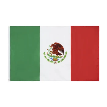ФЛАГМАН 3x5 fts 90x150 см mx mex Mexicanos Мексика мексиканский флаг