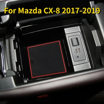 Для Mazda CX-8 2017-2019 Стайлинг Автомобиля Внутренний Нескользящий Коврик Дверной Паз Подушка Резиновый Коврик