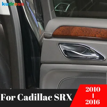 Для Cadillac SRX 2010 2011 2012 2013 2014 2015 2016 Внутренняя Дверная ручка из нержавеющей Стали, Отделка крышки чаши, Аксессуары для интерьера автомобиля