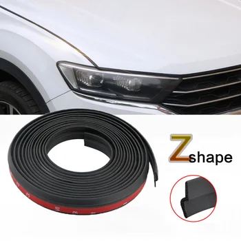 Черные резиновые уплотнительные полосы Z-образной отделки, Шумоизоляция, Уплотнитель из Epdm, Уплотнитель двери автомобиля, Уплотнительная лента, резиновые уплотнения для авто