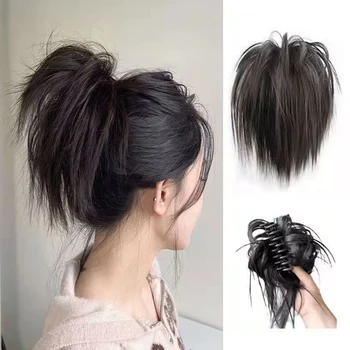 Синтетическая заколка Beiyufei для волос, парики из грязных вьющихся волос для женщин, пучок, коготь для наращивания, шиньон для женщин, накладные волосы