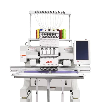 высококачественная машина для вышивания шапочек, компьютеризированная машина для вышивания одежды, машина для вышивания с одной головкой