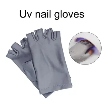 Стойкий к ультрафиолетовому излучению Мягкий красочный лак для гелевого маникюра, перчатки против ультрафиолета для салона красоты