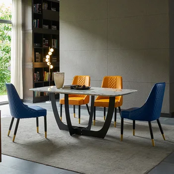 Обеденные стулья для квартиры из массива дерева в скандинавском стиле, Роскошное Офисное кресло для приема гостей, Стул для отдыха на кухне постмодернистского ресторана G