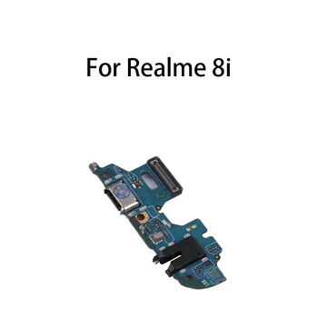 Оригинальный USB-порт для зарядки, разъем для гибкого кабеля на плате для Realme 8i