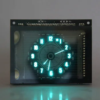 VFD48 с питанием от USB-Уникальные круглые часы VFD в аналоговом стиле-NIXIE TUBE ERA-Корпус