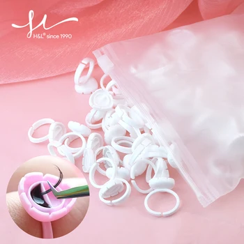 Кольца с цветочным клеем, розовые, белые, женские инструменты для макияжа, высококачественные, подходящие для нового пользователя, прочные кольца