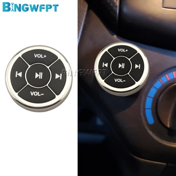 Новый беспроводной Bluetooth-совместимый мультимедийный кнопочный пульт дистанционного управления Автомобильным мотоциклом, рулевое колесо, воспроизведение музыки в формате MP3 для телефона IOS Android