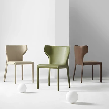 Дизайнерские Обеденные стулья Современный роскошный материал Стулья для гостиной Ресторан Спальня Sedie Sala Da Pranzo Кухонная мебель