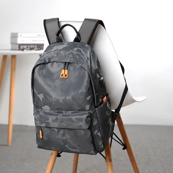 Новая модная студенческая школьная сумка, повседневный рюкзак, унисекс, компьютерный рюкзак, камуфляжный рюкзак