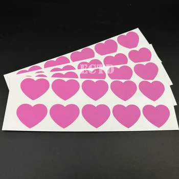 Маленькая наклейка с царапинами 27x32 мм В форме сердечка розового цвета, пустые наклейки для обложки с секретным кодом, подарок для свадебной вечеринки